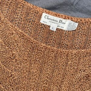 CHRISTIAN DIOR KNIT TOP